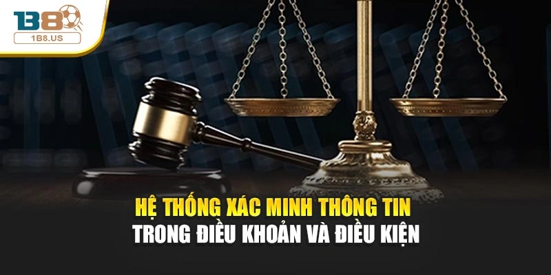 Hệ thống xác minh thông tin trong điều khoản và điều kiện