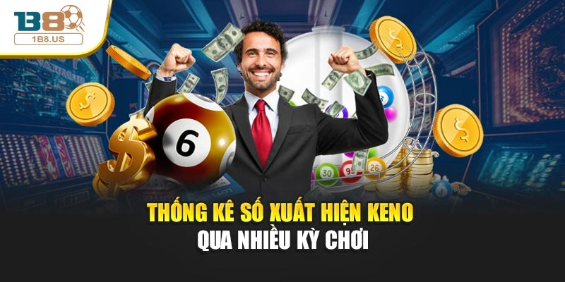 Thống kê số xuất hiện Keno qua nhiều kỳ chơi